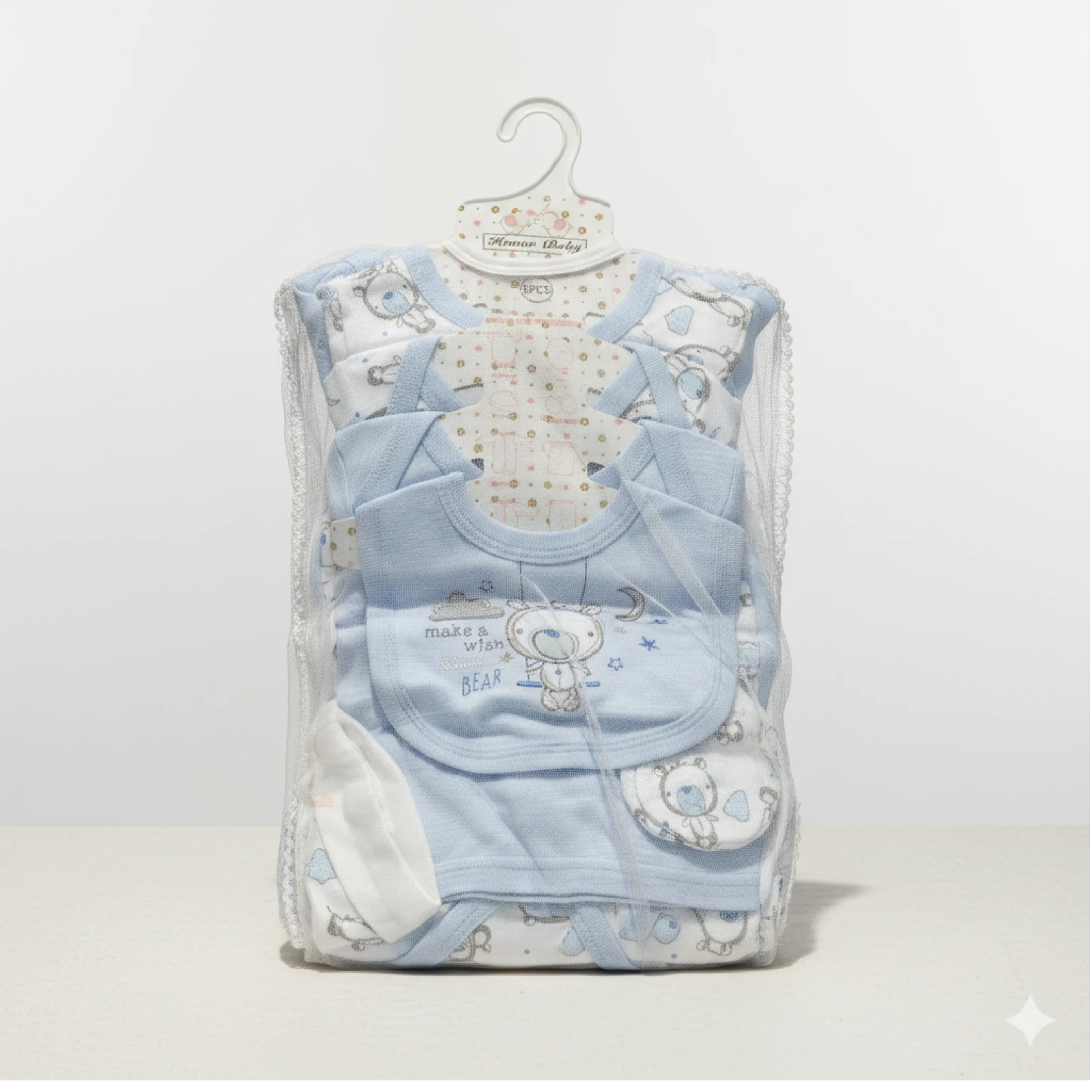7 Pieces Baby Receiving Set – Complete Comfort & Care Essentials for Newborns — image 1